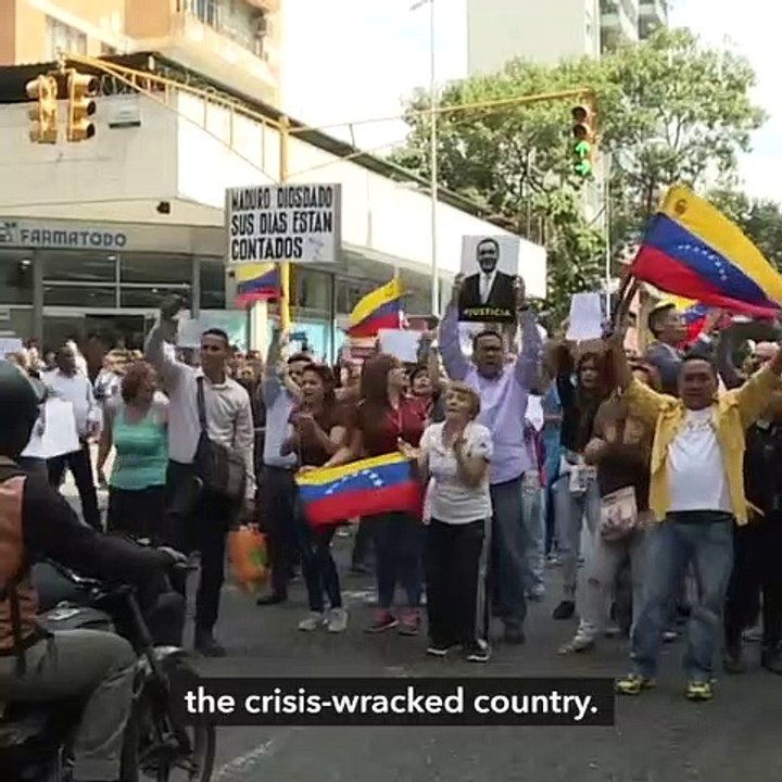 Venezuela's Guaido, protesters urge military to reject Maduro