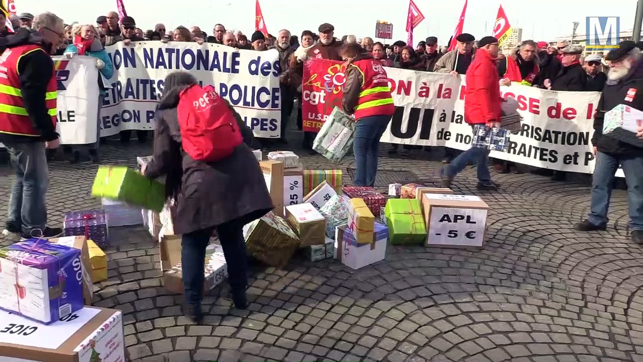 Marseille : les retraités en colère dans la rue