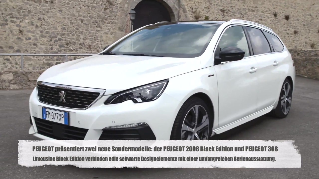 Neue Sondermodelle - die PEUGEOT Black Edition