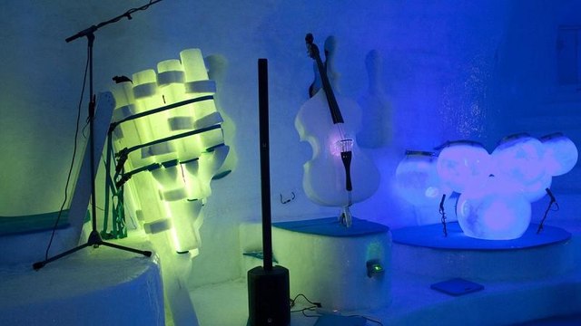 Un concert de glace à 2600 mètres d'altitude