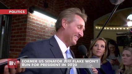Jeff Flake Would Rather Work For The News Than Be In It