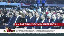 AK Parti'nin seçim manifestosu açıklandı