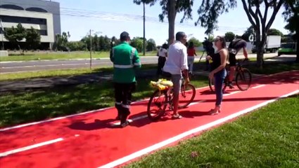 Video herunterladen: Ciclistas e pedestres são foco de ação educativa da Cettrans