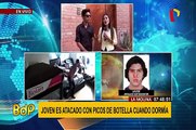 Joven desfigurado con picos de botellas narra momentos de terror que vivió durante ataque