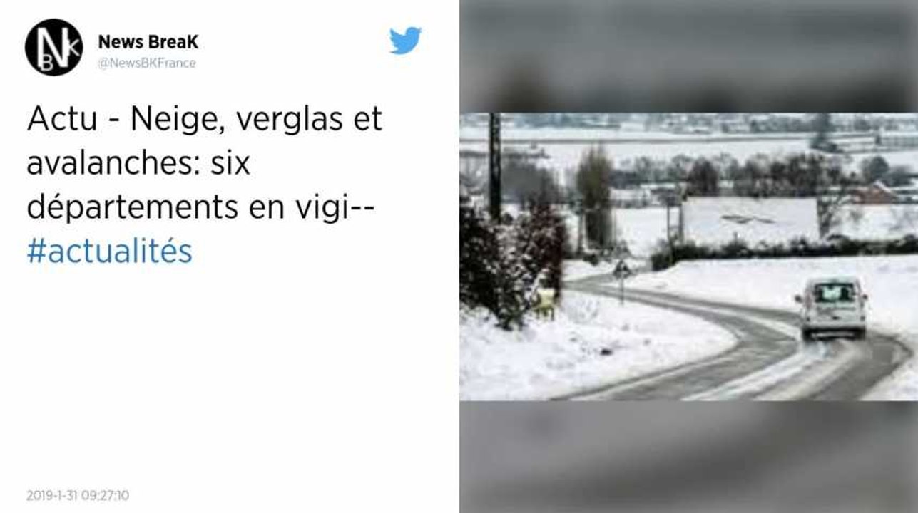 Météo. Dix départements en vigilance orange « avalanches et neige-verglas »Météo. Dix départements en vigilance orange « avalanches et neige-verglas »