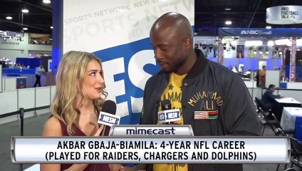 Super Bowl 53 Radio Row: Akbar Gbaja-Biamila, Host Of American Ninja Warrior