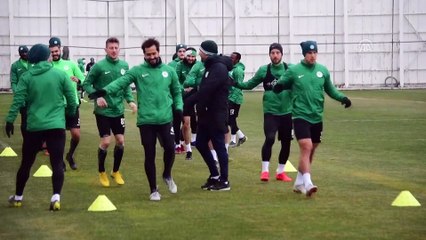 Atiker Konyaspor'da Bursaspor maçı hazırlıkları - KONYA