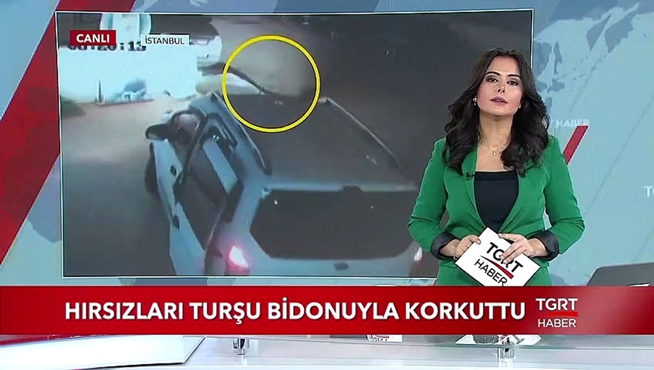 Hırsızları Turşu Bidonuyla Korkuttu