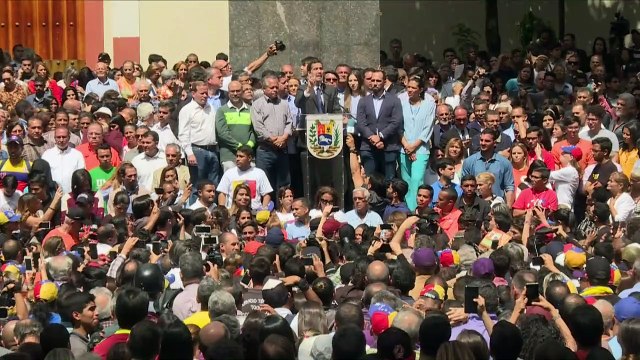Eurocâmara reconhece Guaidó como presidente da Venezuela