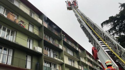 Incendie dans un appartement près de l’avenue Chanzy