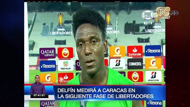 Delfín medirá a Caracas en la siguiente fase de Libertadores