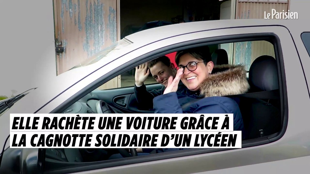 Elle rachète une voiture grâce à la cagnotte solidaire d'un lycéen