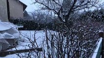 Hautes-Alpes : la neige tombe actuellement sur Briançon