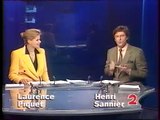France 2 - 7 Septembre 1992 - Début premier JT 13H (Henri Sannier, Laurence Piquet)