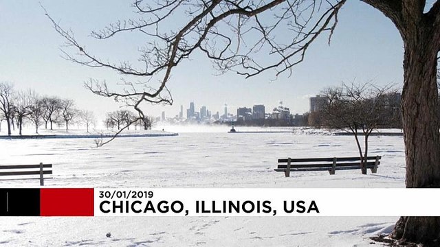 Extreme cold weather turns boiling water to snow in seconds