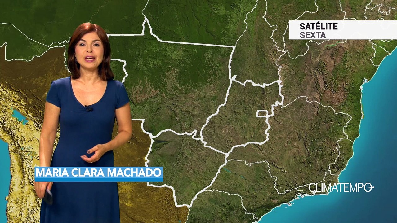 Previsão Centro-Oeste – Pancadas isoladas em MT e MS