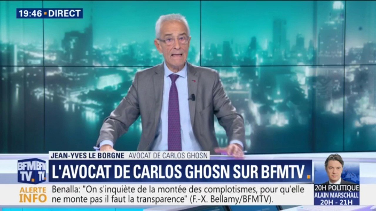 Conditions de détention de Carlos Ghosn: "J'ai cru dans un premier temps que les conditions de détention s'amélioraient et visiblement pas du tout", témoigne l'avocat du dirigeant, Jean-Yves Leborgne