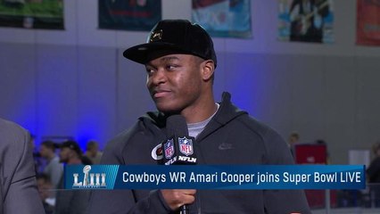 Amari Cooper joins 'Super Bowl Live'