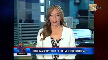 Calculan reapertura de dos mil escuelas rurales
