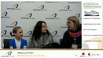 Championnats B de la section Québec - Sans Limites moins de 10 ans Dames