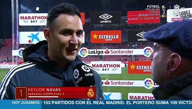 Keylor Navas: No es fácil jugar cada mes y medio