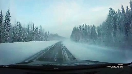 C'est bien connu, les routes enneigés sont un vrai danger