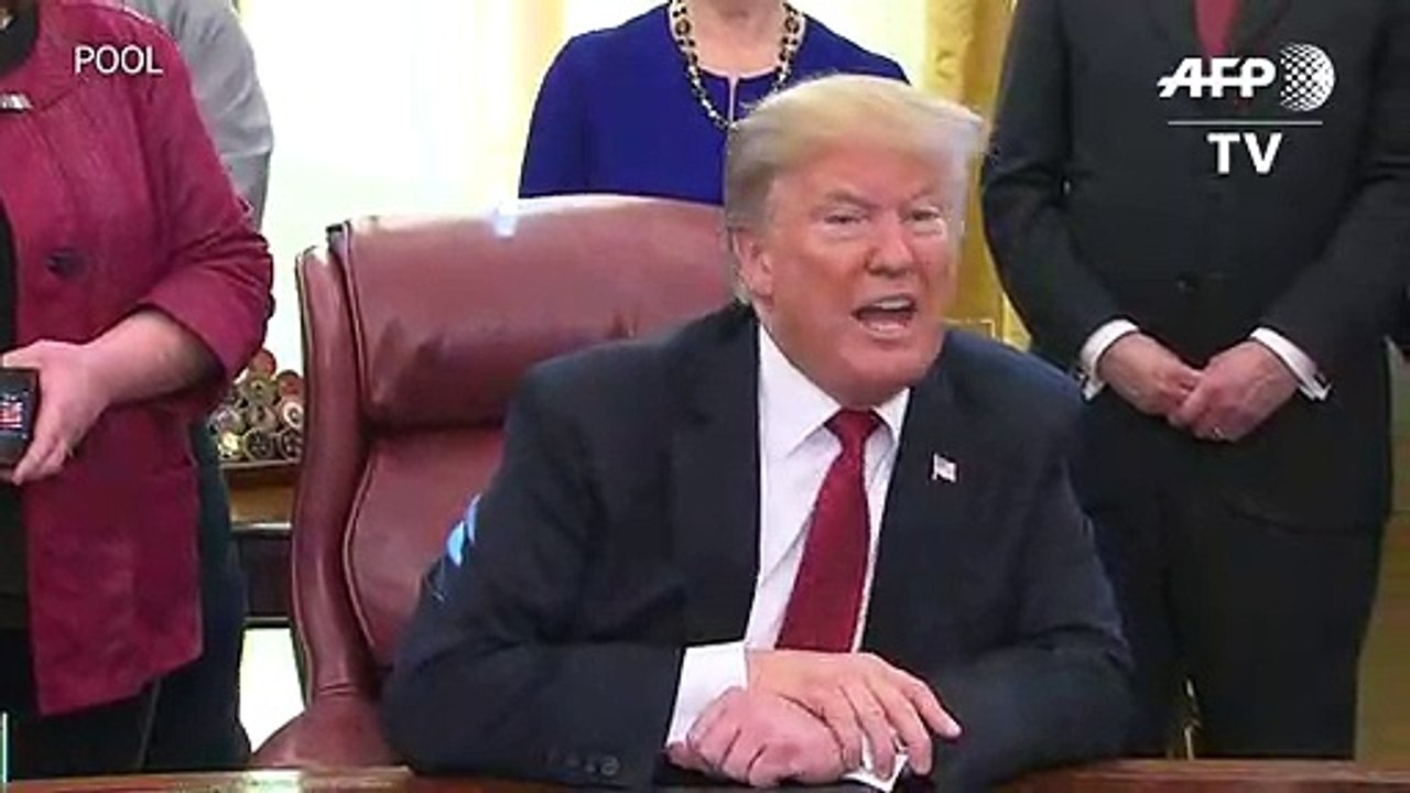 Trump relata progressos com China