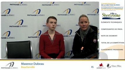Championnats B de la section Québec - Juvénile moins de 14 ans Messieurs