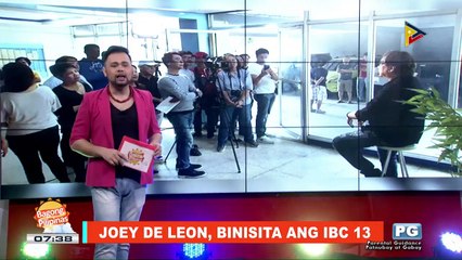 FIFIRAZZI: Joey De Leon, binisita ang IBC 13