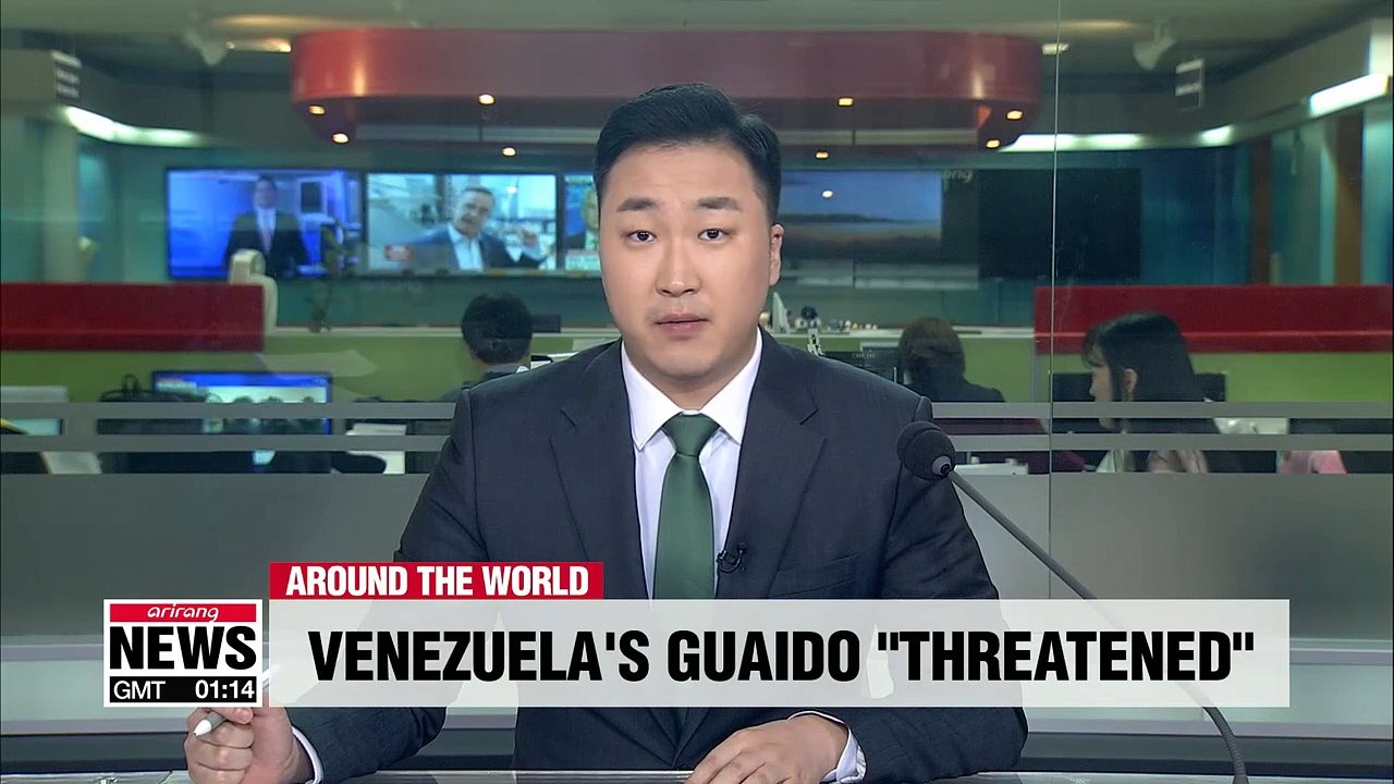 Venezuelan opposition leader Juan Guaido claims police squad visited his home