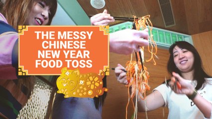 The fun, messy Chinese New Year food toss that is not practiced in China