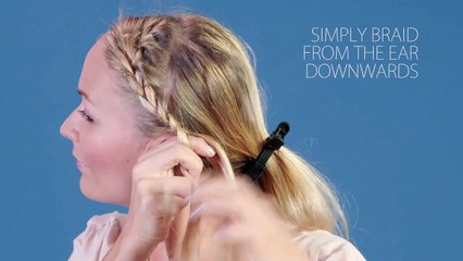 braided ponytails