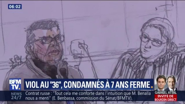 Procès du 36 quai des Orfèvres: les deux policiers condamnés à 7 ans de prison ferme pour viol