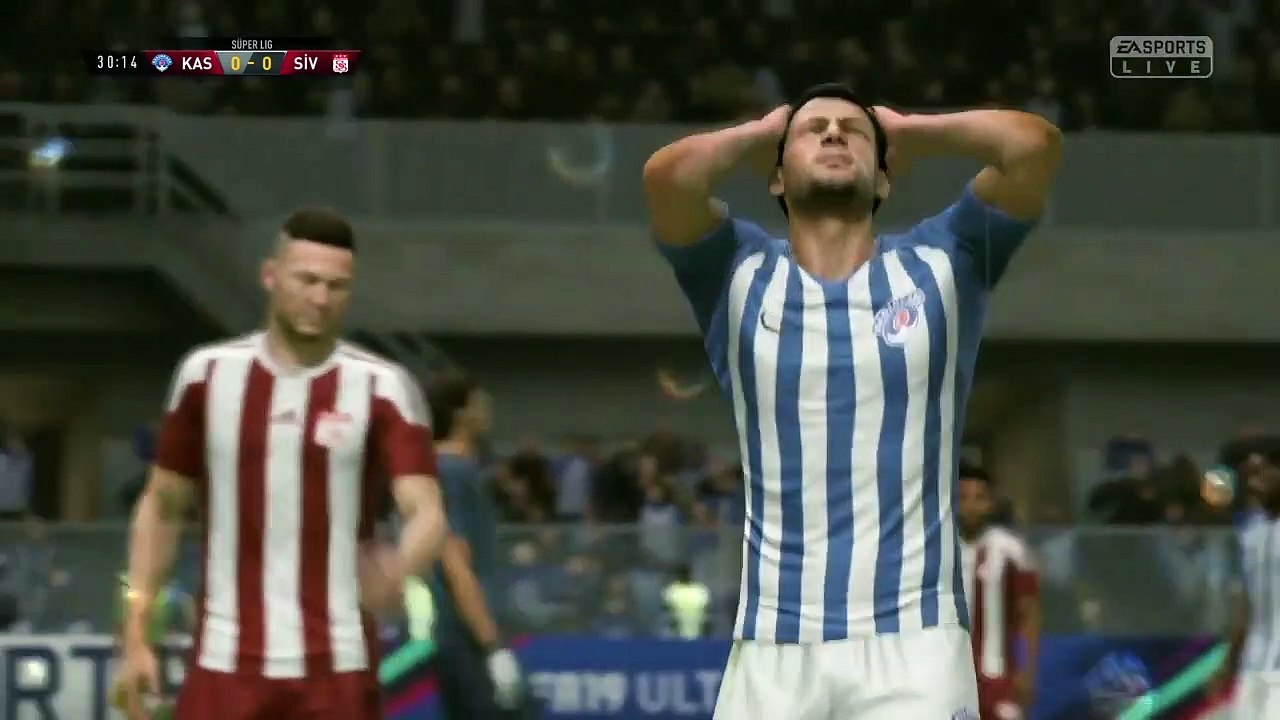 Turkish Super League - Sivasspor @ Kasimpasa - FIFA 19 Simulation Full Game 2/2/19