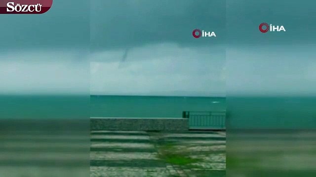 Dikili açıklarında hortum paniği