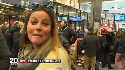 Exaspération des voyageurs à Paris-Montparnasse après une énième panne hier - Regardez