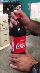 A fake Coca-Cola bottle for smuggling