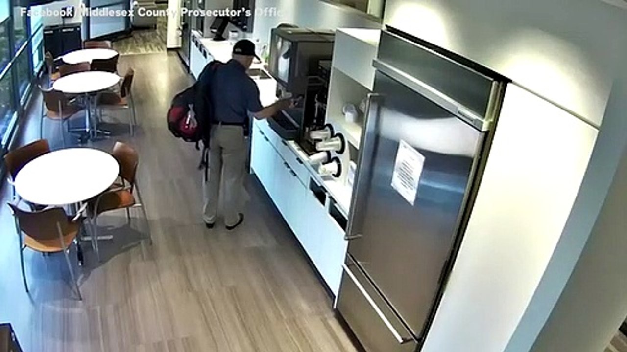 Man Throws Ice On Floor Before Faking A Fall