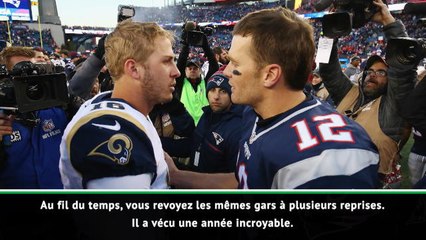 Superbowl LIII - Brady : "Goff a vécu une année incroyable"