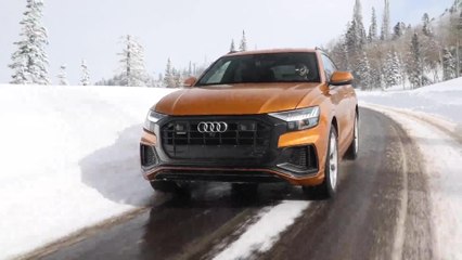2019 Audi Q8 Driving in cold conditions