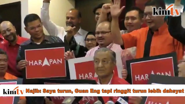 'Saya dah 'turun', Guan Eng dah 'naik' tapi ringgit turun lebih dahsyat'