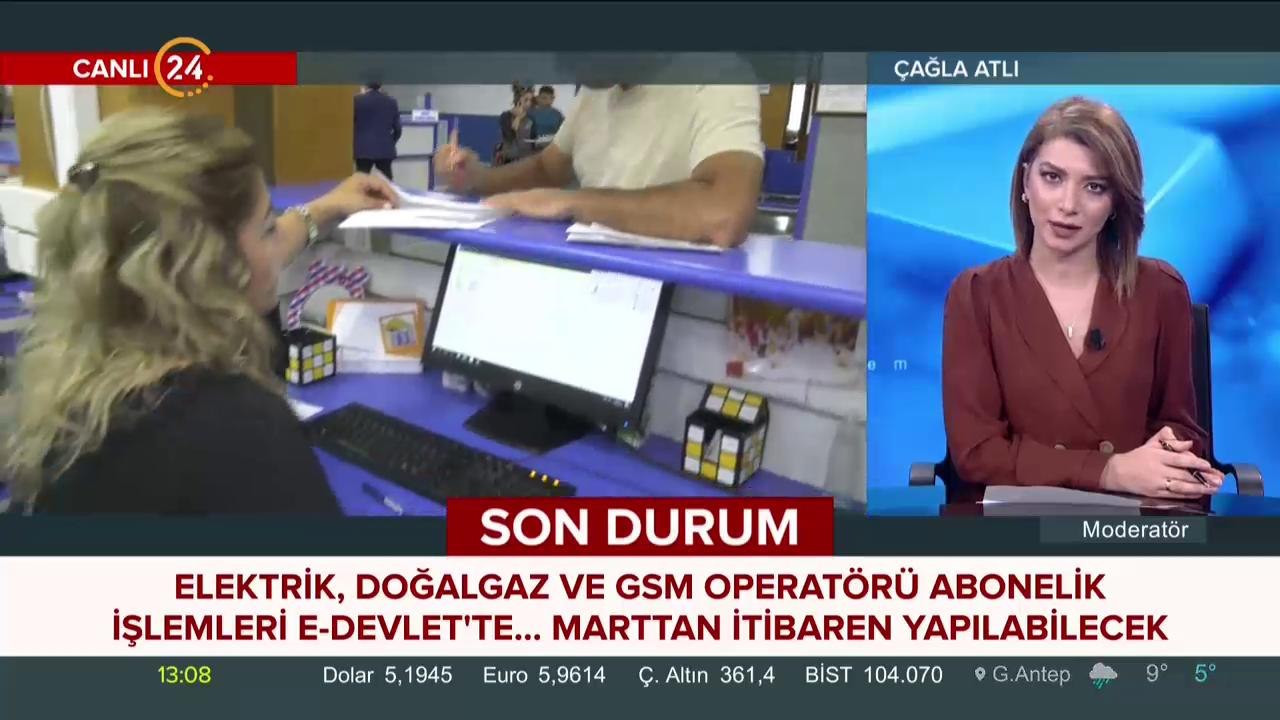 Abonelik işlemleri e-devlet'te