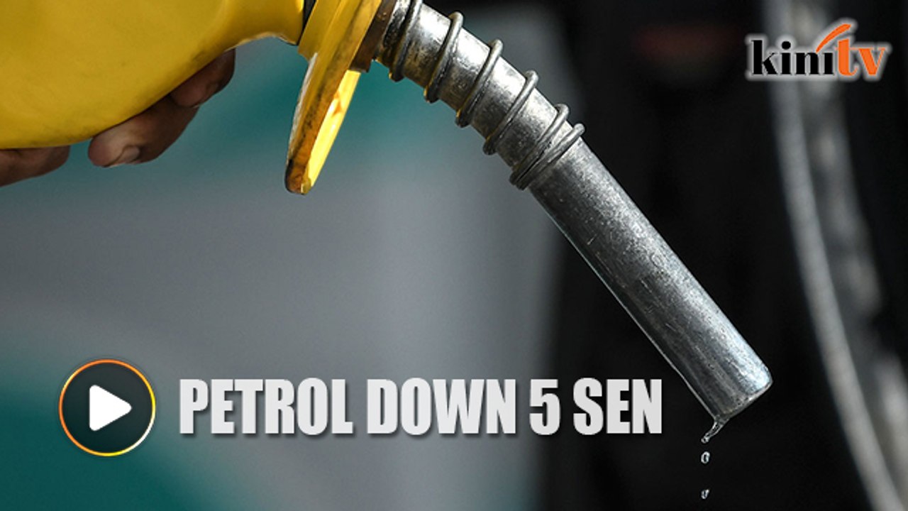 Petrol down 5 sen, diesel unchanged