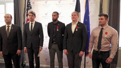 Les héros du Thalys naturalisés français