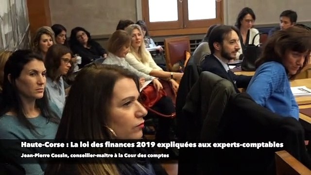 Bastia : La loi des finances 2019 expliquée aux experts-comptables