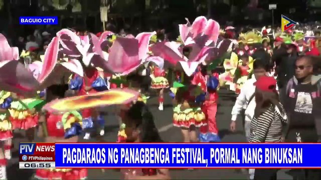 Pagdaraos ng Panagbenga Festival, pormal nang binuksan