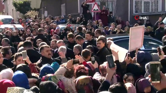 Cumhurbaşkanı Erdoğan'a cami açılışında yoğun sevgi gösterisi