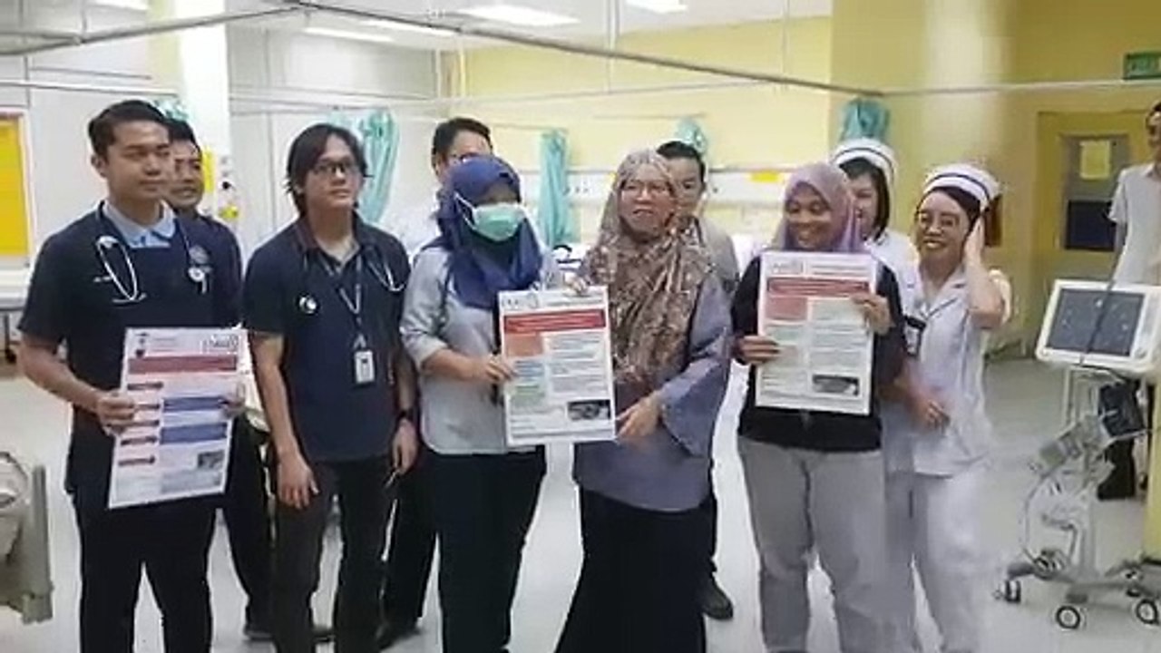 CONGRATULATIONS from the team at Miri Hospital, Malaysia