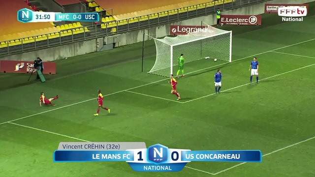 J20: Le Mans Fc - US Concarneau (2-1), le résumé I National FFF 2018-2019