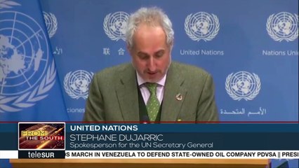 UN Sec. General Spokesperson: Recognizing Govts is Matter for Member States